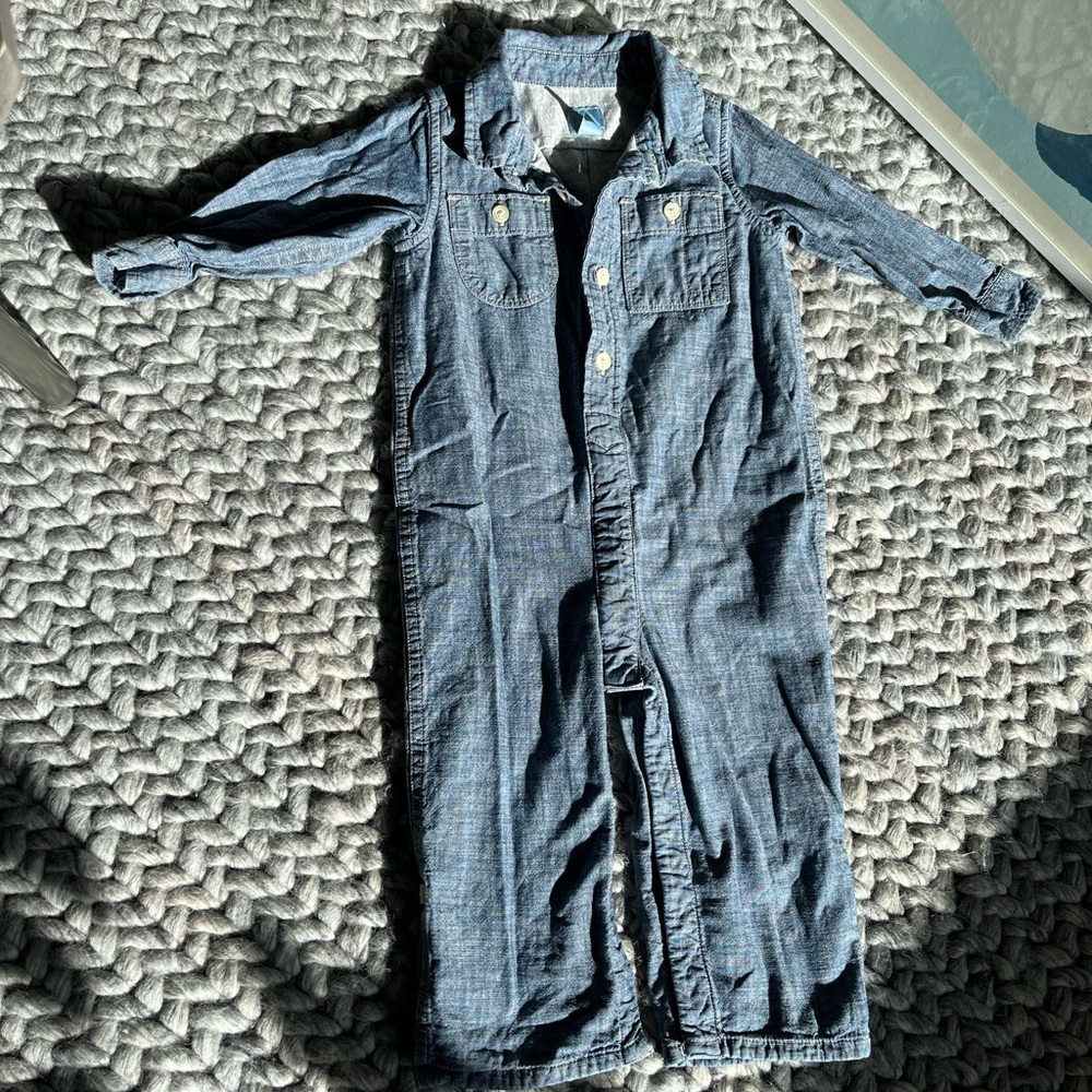 Baby Gap Chambray Jumpsuit
